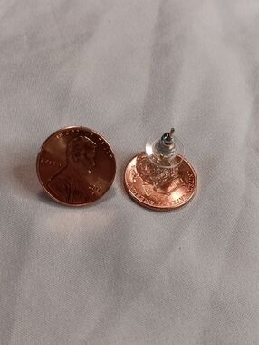 2017 P Mint Marked Pennies. Handmade Earrings.